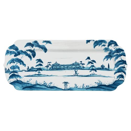 Hostess Serving Tray, Delft Blue 1 Hostess Serving Tray, Delft Blue
