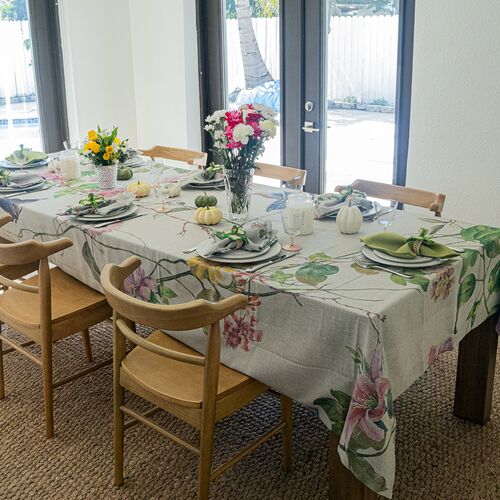 Toulouse Tablecloth, Multicolor 2 Toulouse Tablecloth, Multicolor