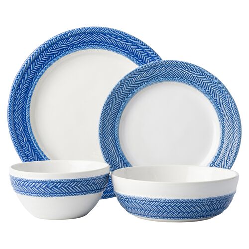 Le Panier Pasta Bowl, Delft Blue/White 2 Le Panier Pasta Bowl, Delft Blue/White