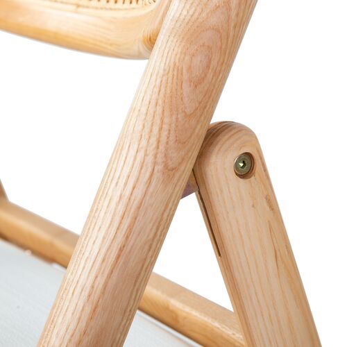S/2 Giada Folding Dining Chairs, White 4 S/2 Giada Folding Dining Chairs, White