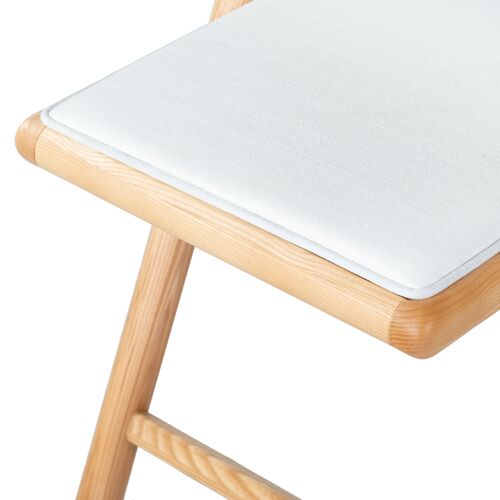 S/2 Giada Folding Dining Chairs, White 5 S/2 Giada Folding Dining Chairs, White