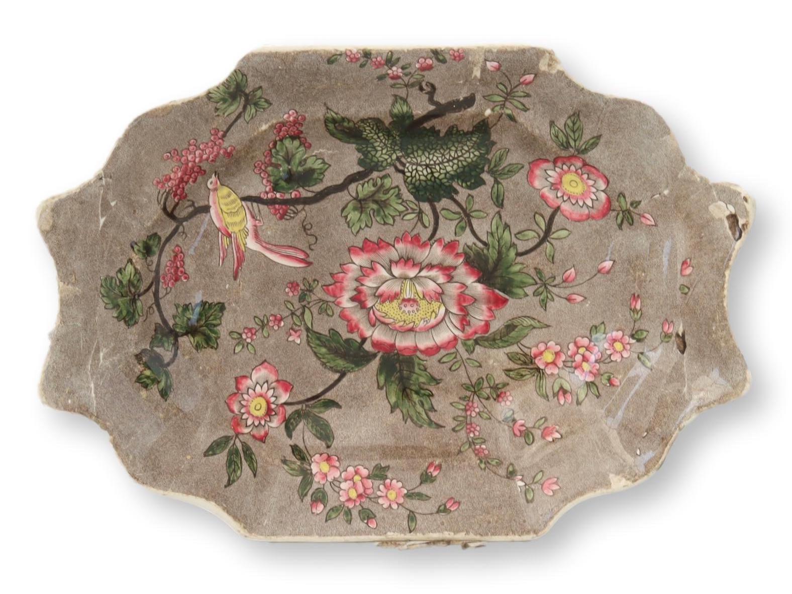 1820s Spode Chinoiserie Serving Dish