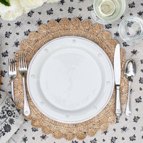 Berry & Thread Dinner Plate, Whitewash 5 Berry & Thread Dinner Plate, Whitewash