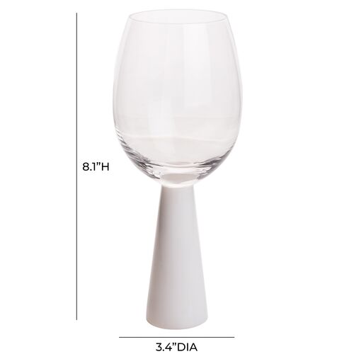 S/4 Citrina Wine Glasses 4 S/4 Citrina Wine Glasses