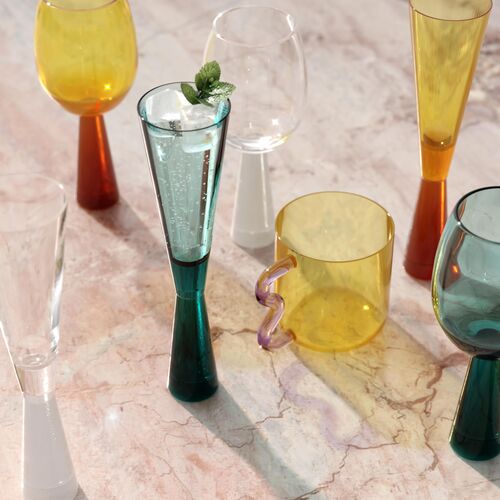 S/4 Citrina Wine Glasses 6 S/4 Citrina Wine Glasses