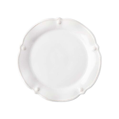 Berry & Thread Flared Side/Cocktail Plate, Whitewash