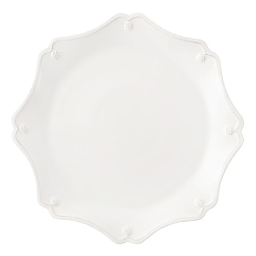 Berry & Thread Scalloped Charger, Whitewash 1 Berry & Thread Scalloped Charger, Whitewash
