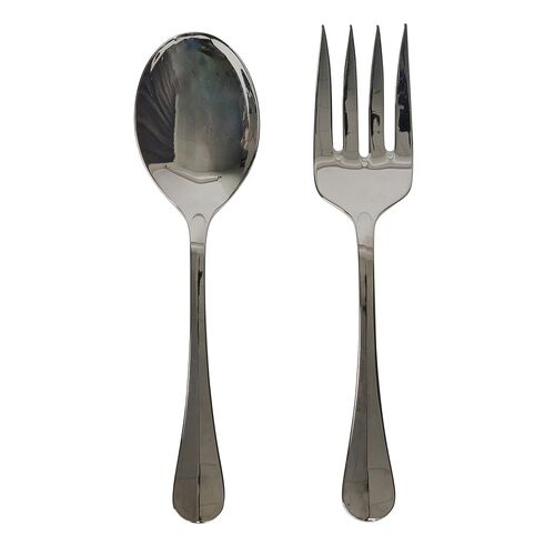 Bistro 2-Pc Polished Hostess Set, Silver 1 Bistro 2-Pc Polished Hostess Set, Silver