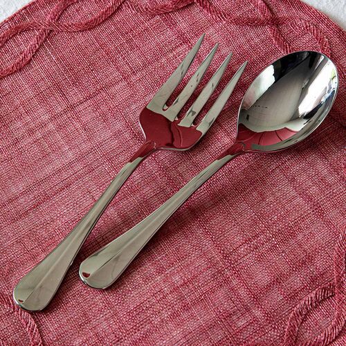 Bistro 2-Pc Polished Hostess Set, Silver 2 Bistro 2-Pc Polished Hostess Set, Silver