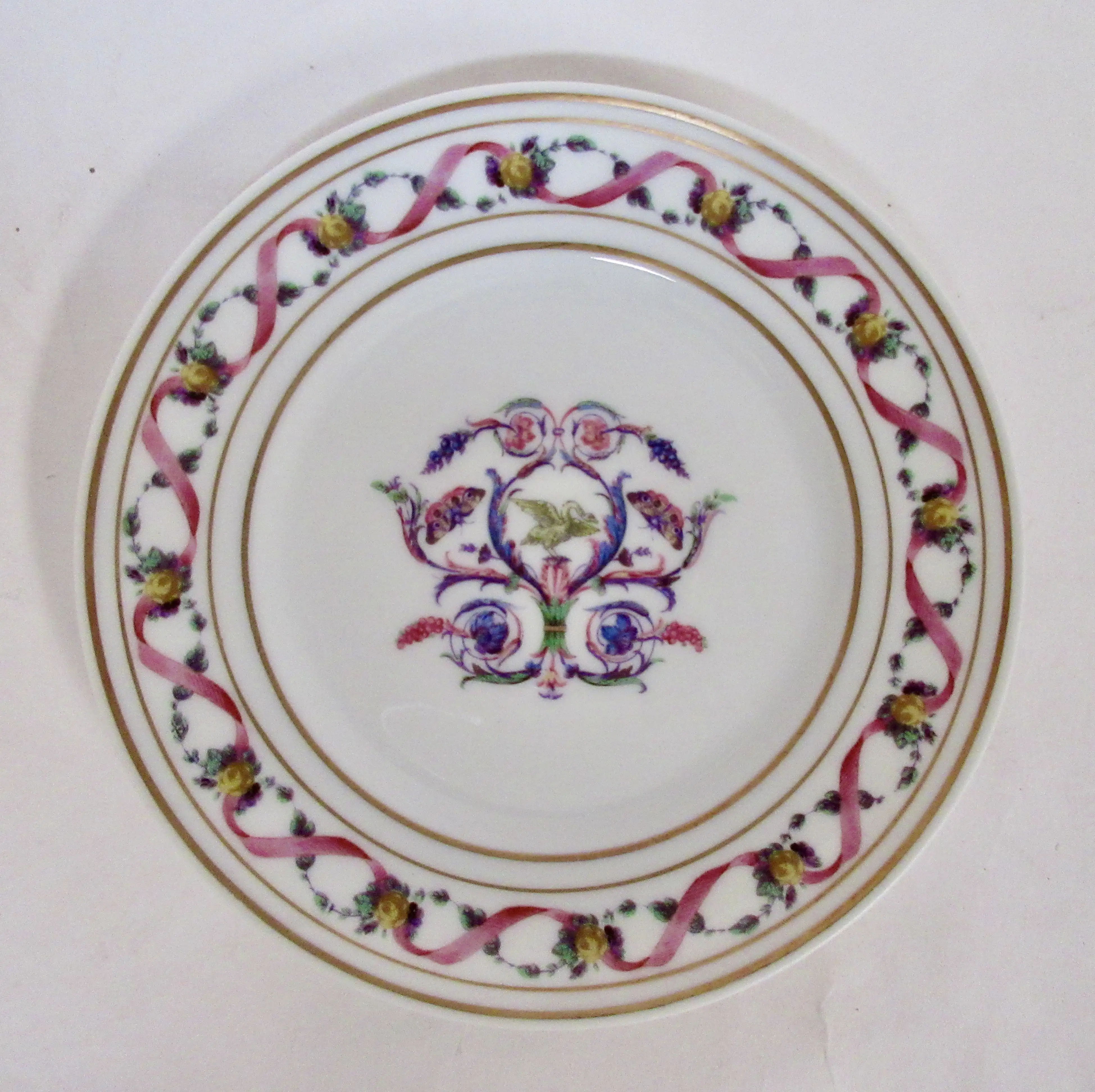 Ginori Rapallo Canape Plates S/10 4 Ginori Rapallo Canape Plates S/10