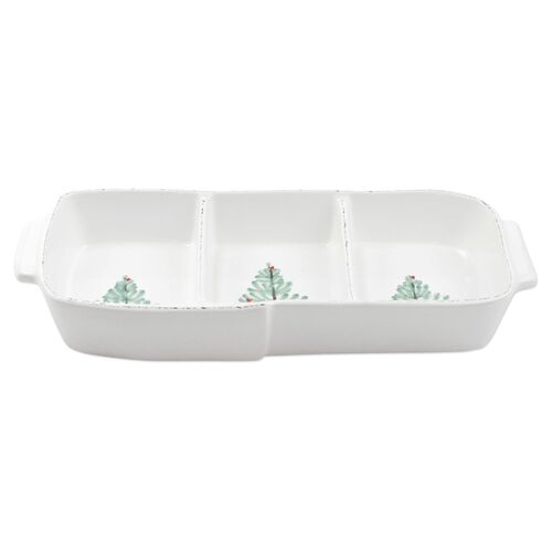 Lastra Holiday Small Three-Part Server 2 Lastra Holiday Small Three-Part Server