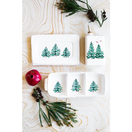 Lastra Holiday Small Three-Part Server 4 Lastra Holiday Small Three-Part Server