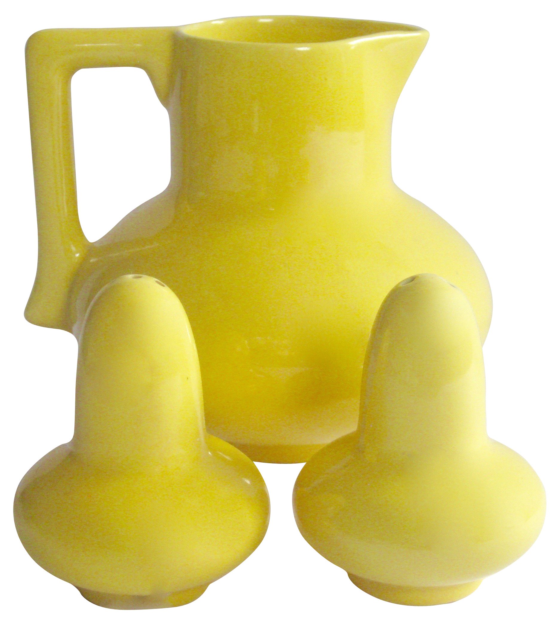 1930s Gladding McBean Pottery, 3 Pcs 1 1930s Gladding McBean Pottery, 3 Pcs