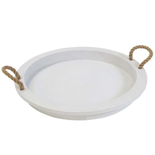 Aegean Serving Tray, White