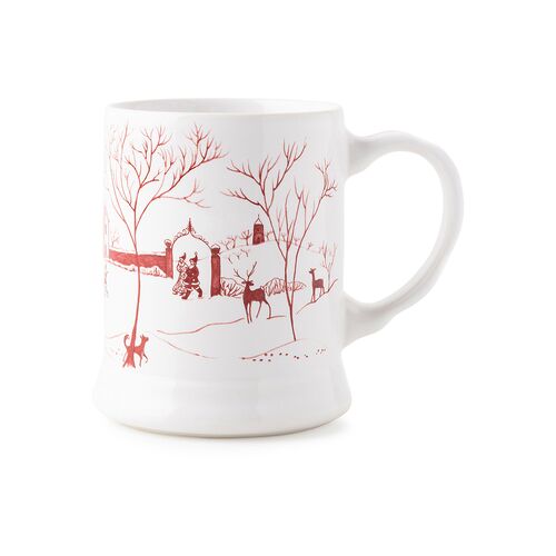 Winter Frolic Mug, Ruby