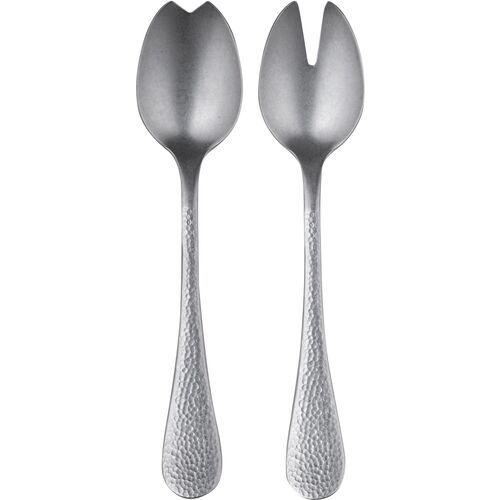 2-Pc Epoque Salad Servers, Lt Gray