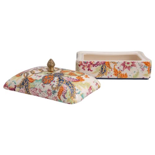 Tobacco Leaf Box, Multicolor 3 Tobacco Leaf Box, Multicolor