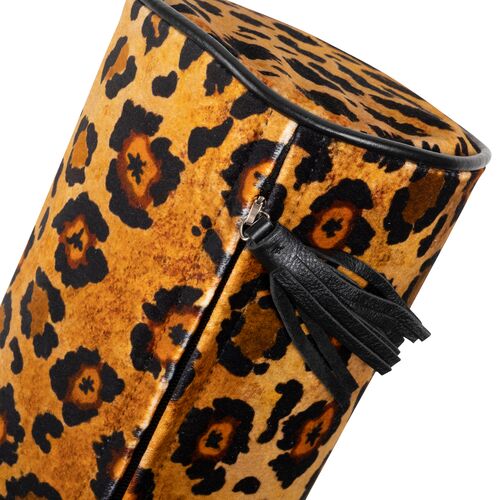 Safari Spot Velvet Bolster Pillow 8 Safari Spot Velvet Bolster Pillow
