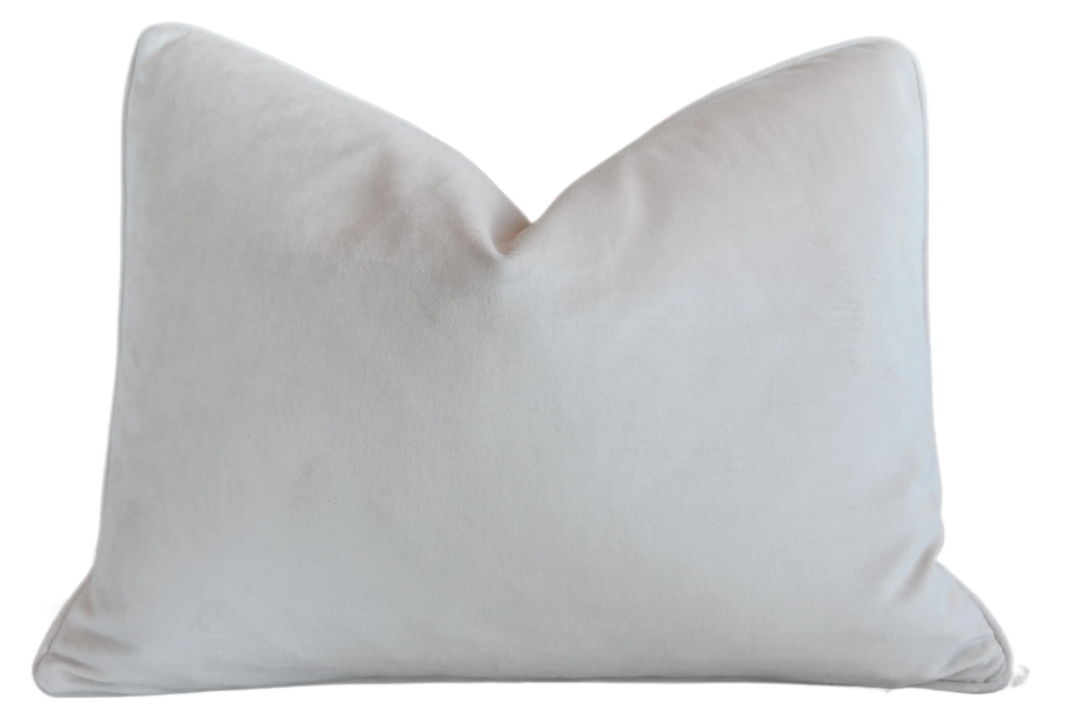 French Peach-Pink Silk Velvet Pillow 7 French Peach-Pink Silk Velvet Pillow