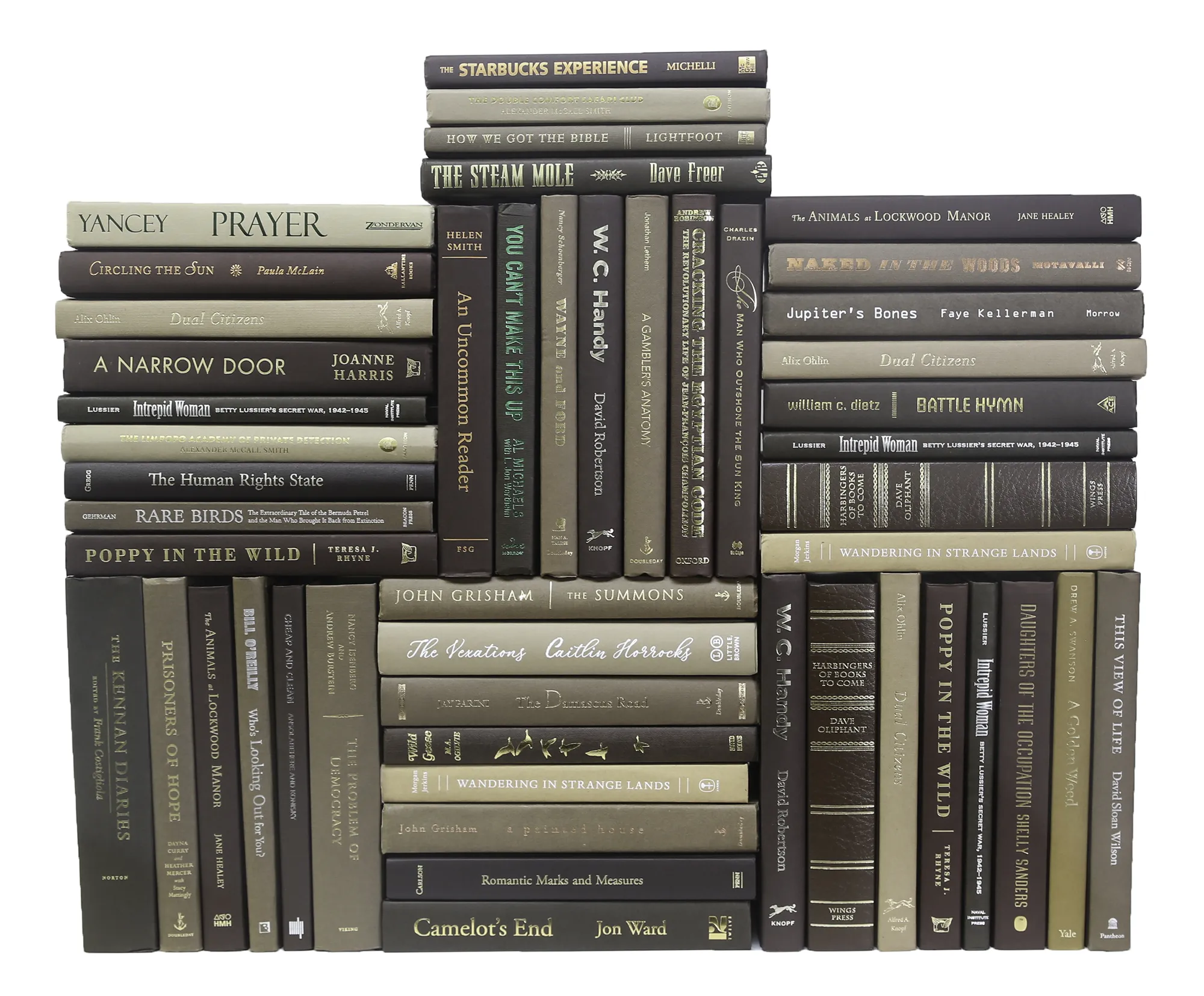 Set of 50 Decorative Book Wall, Chocolate 2 Set of 50 Decorative Book Wall, Chocolate