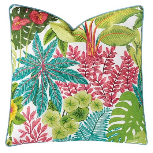 Isla Embroidered Pillow, Multi 1 Isla Embroidered Pillow, Multi