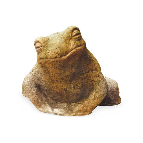 8" Garden Toad, Brown Moss 1 8" Garden Toad, Brown Moss
