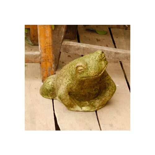 8" Garden Toad, Brown Moss 2 8" Garden Toad, Brown Moss