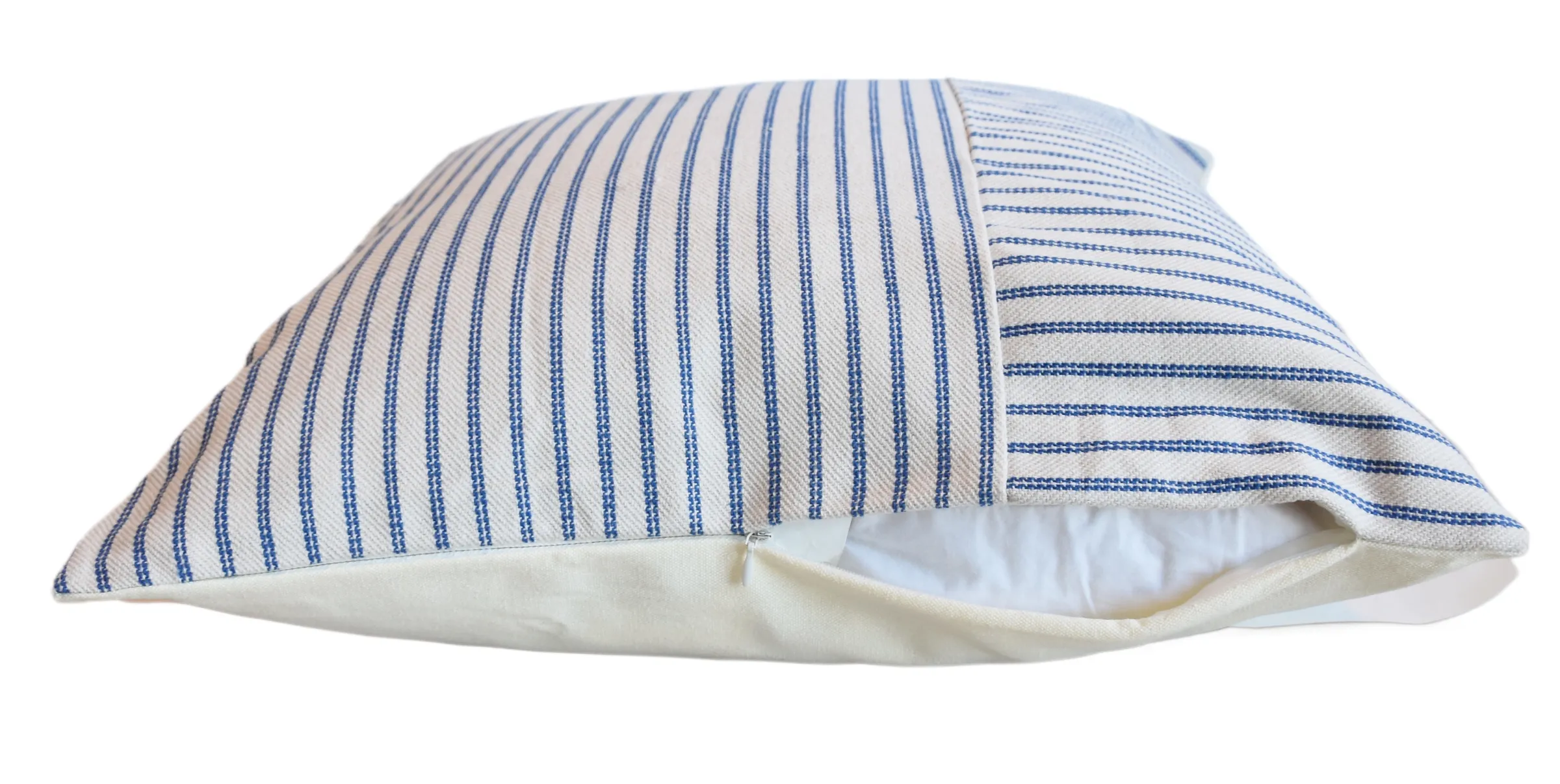 Blue & White Striped Coastal Pillow 2 Blue & White Striped Coastal Pillow