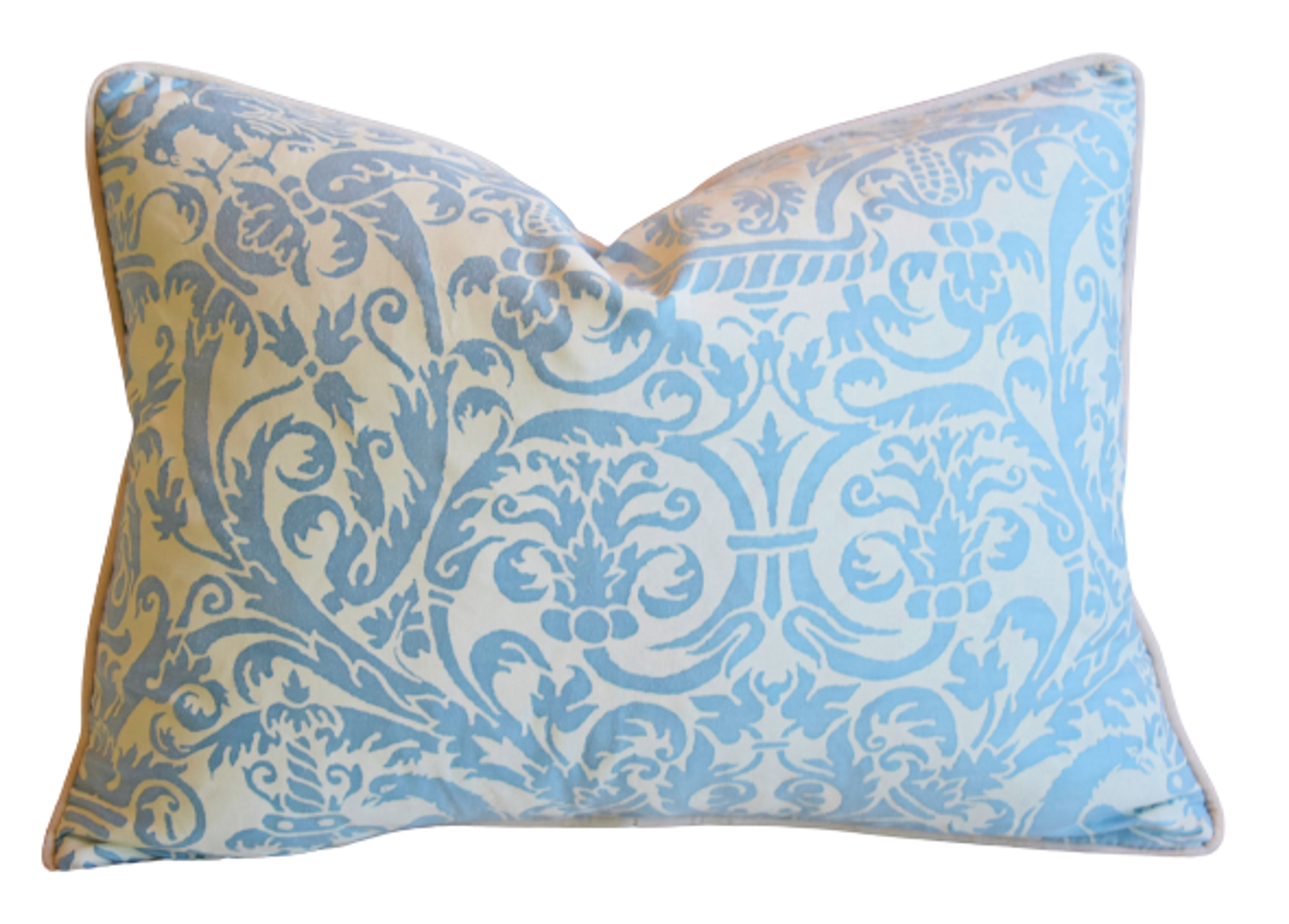 Italian Mariano Fortuny Uccelli Pillow 1 Italian Mariano Fortuny Uccelli Pillow