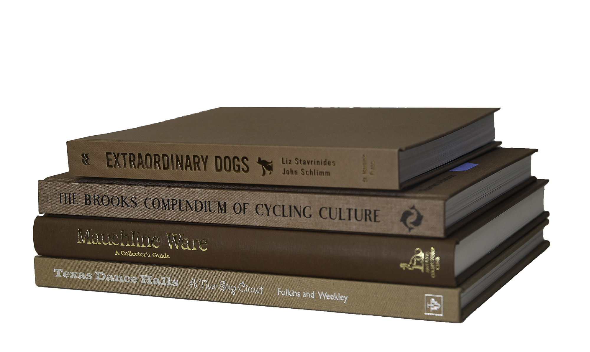 Set of 4 Modern Coffee Book Stack, Chocolate 2 Set of 4 Modern Coffee Book Stack, Chocolate