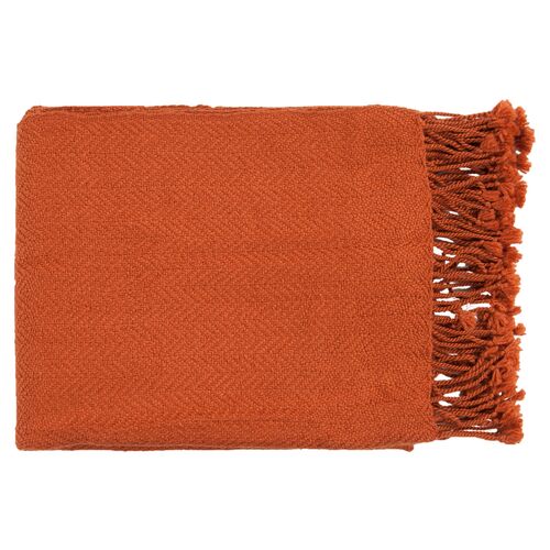 Bold Throw, Burnt Orange