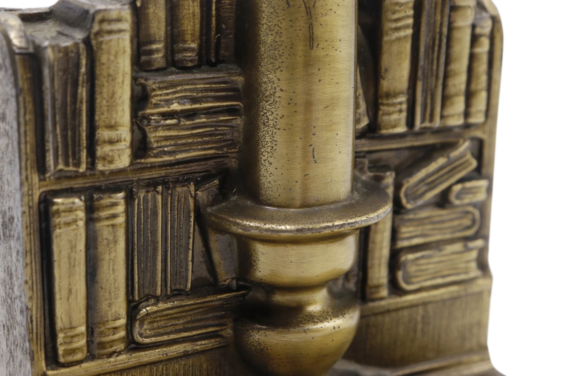 Brass Bookcase Bookends - a Pair 4 Brass Bookcase Bookends - a Pair
