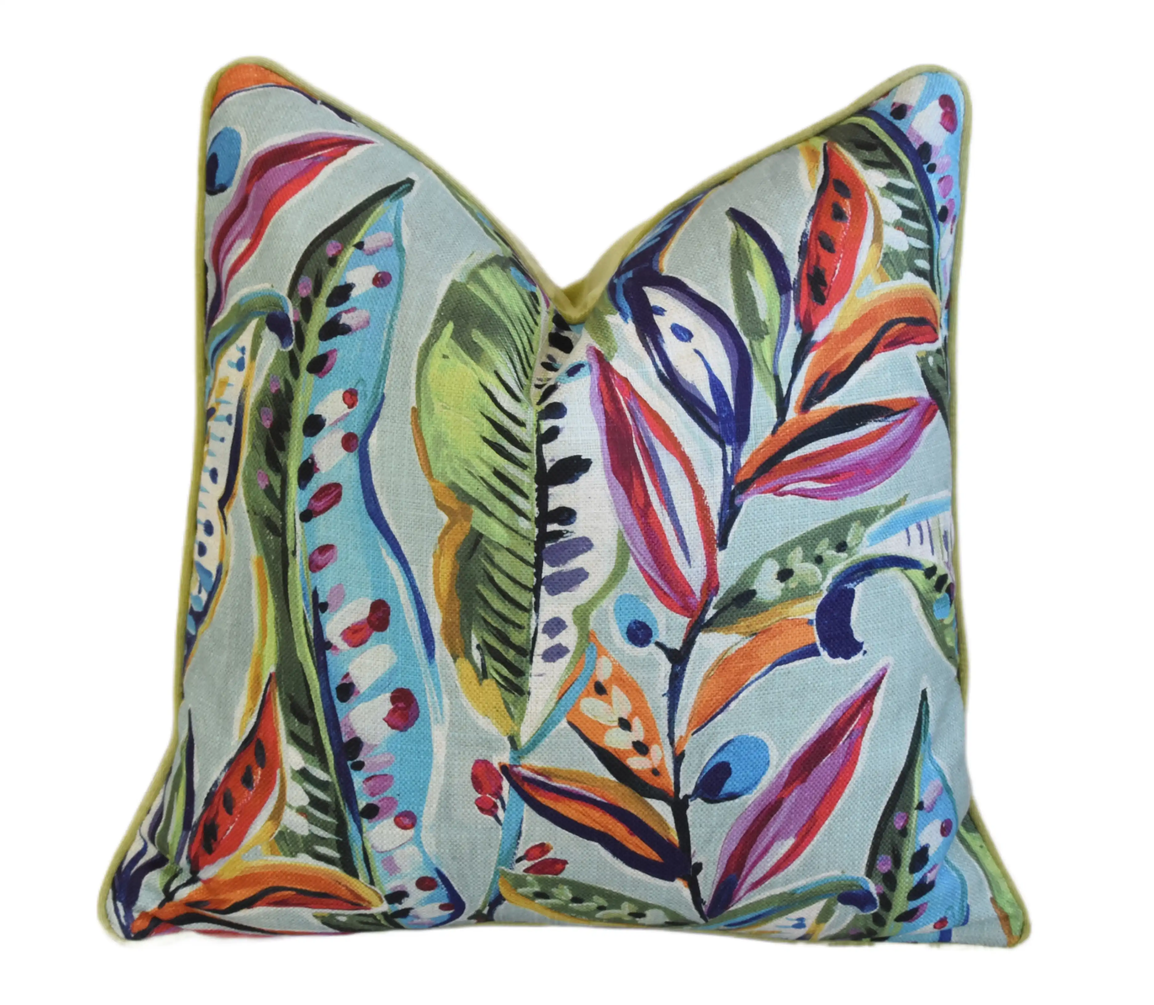 Designer Enrique Carnival Leaf Pillow 3 Designer Enrique Carnival Leaf Pillow