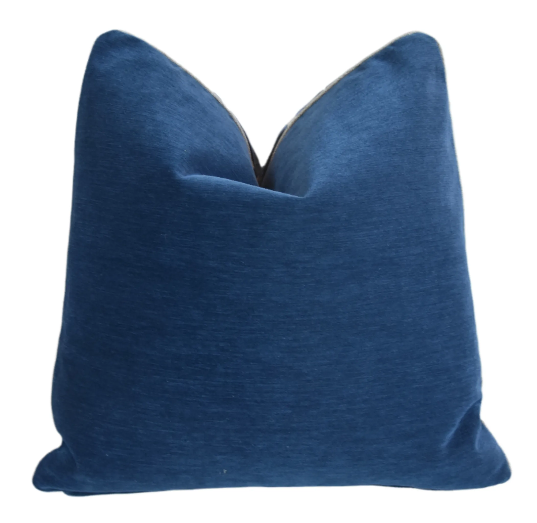 Ambella Home Modern Blue Velvet Pillow 2 Ambella Home Modern Blue Velvet Pillow