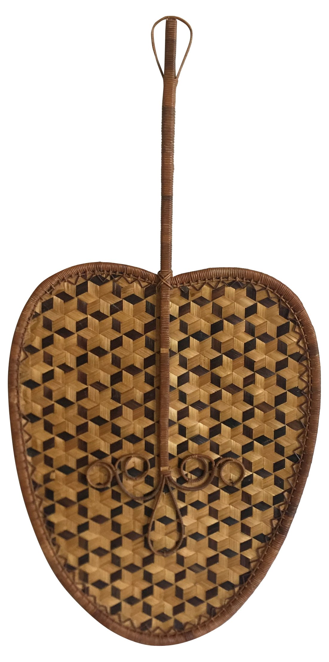 Oversize Wicker Fan Wall Art 2 Oversize Wicker Fan Wall Art