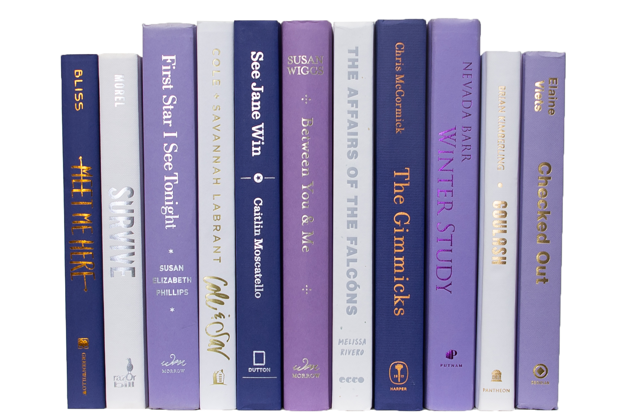 1-Foot Modern Book Bundle, Violet Eclipse 3 1-Foot Modern Book Bundle, Violet Eclipse