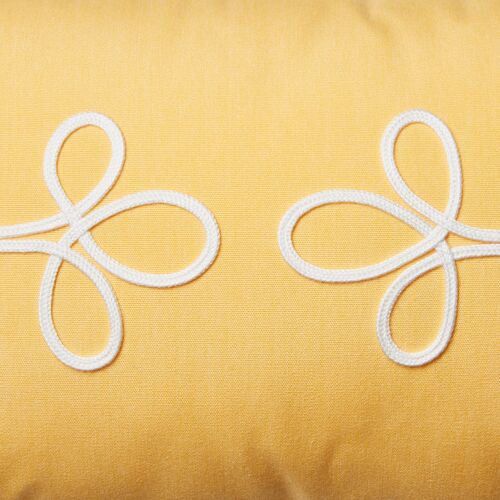 Kit 13x22 Outdoor Lace Cord Pillow, Yellow 2 Kit 13x22 Outdoor Lace Cord Pillow, Yellow