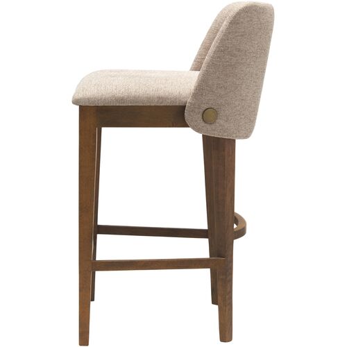 Lucan Counter Stool, Wheat/Brown 6 Lucan Counter Stool, Wheat/Brown