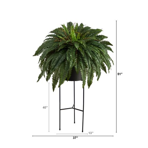 Faux Fern Plant 51in. 4 Faux Fern Plant 51in.