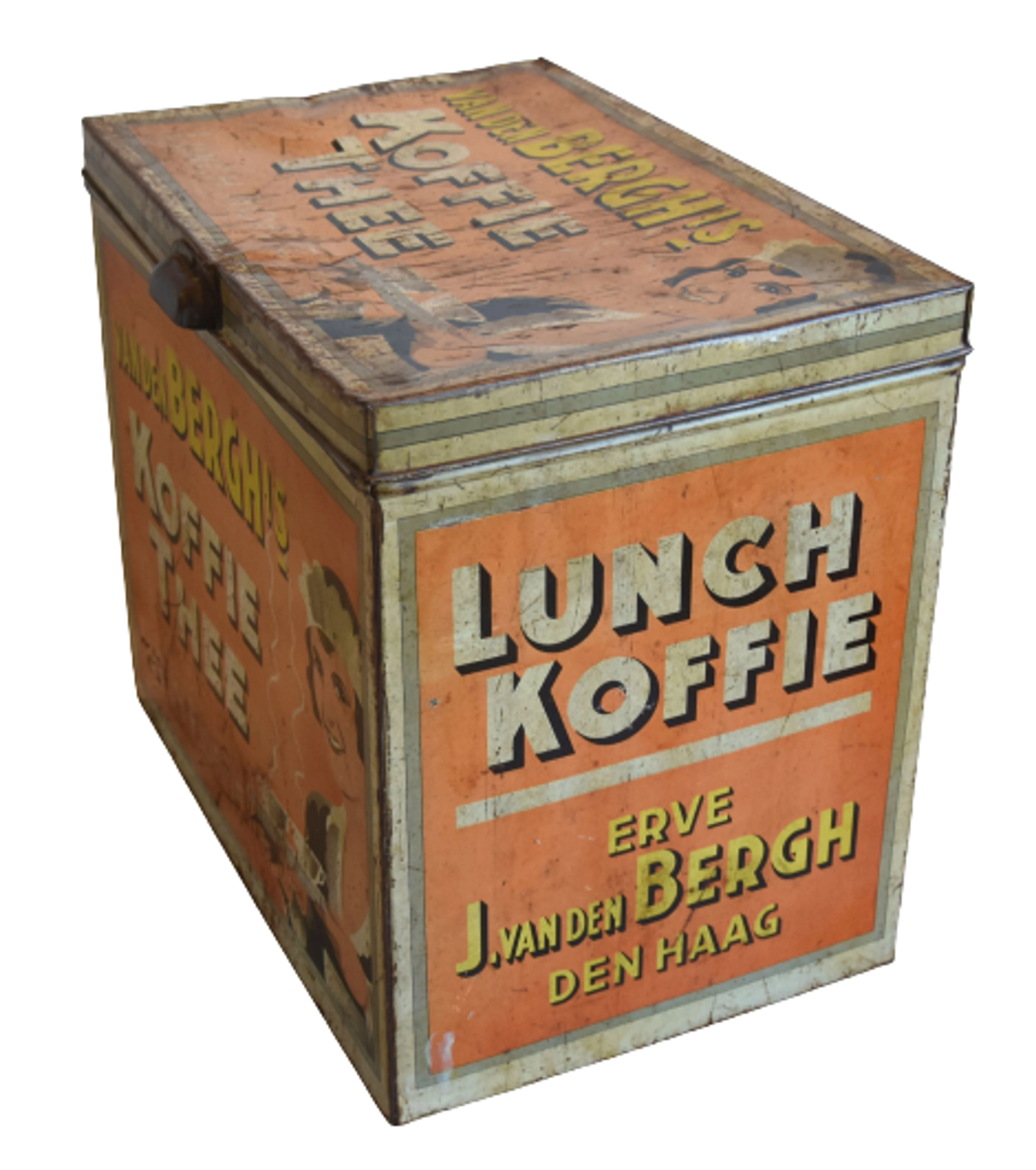 1930s Van Den Berghs Koffie (Coffee) Tin 4 1930s Van Den Berghs Koffie (Coffee) Tin