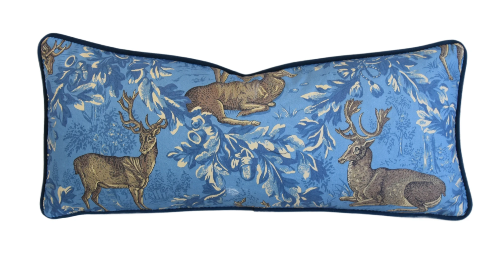 Woodland Botanical & Deer Pillow