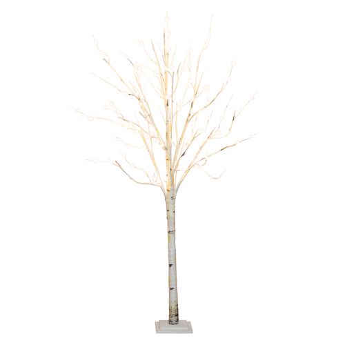 6ft Pre Lit Artificial White Birch Tree 1 6ft Pre Lit Artificial White Birch Tree