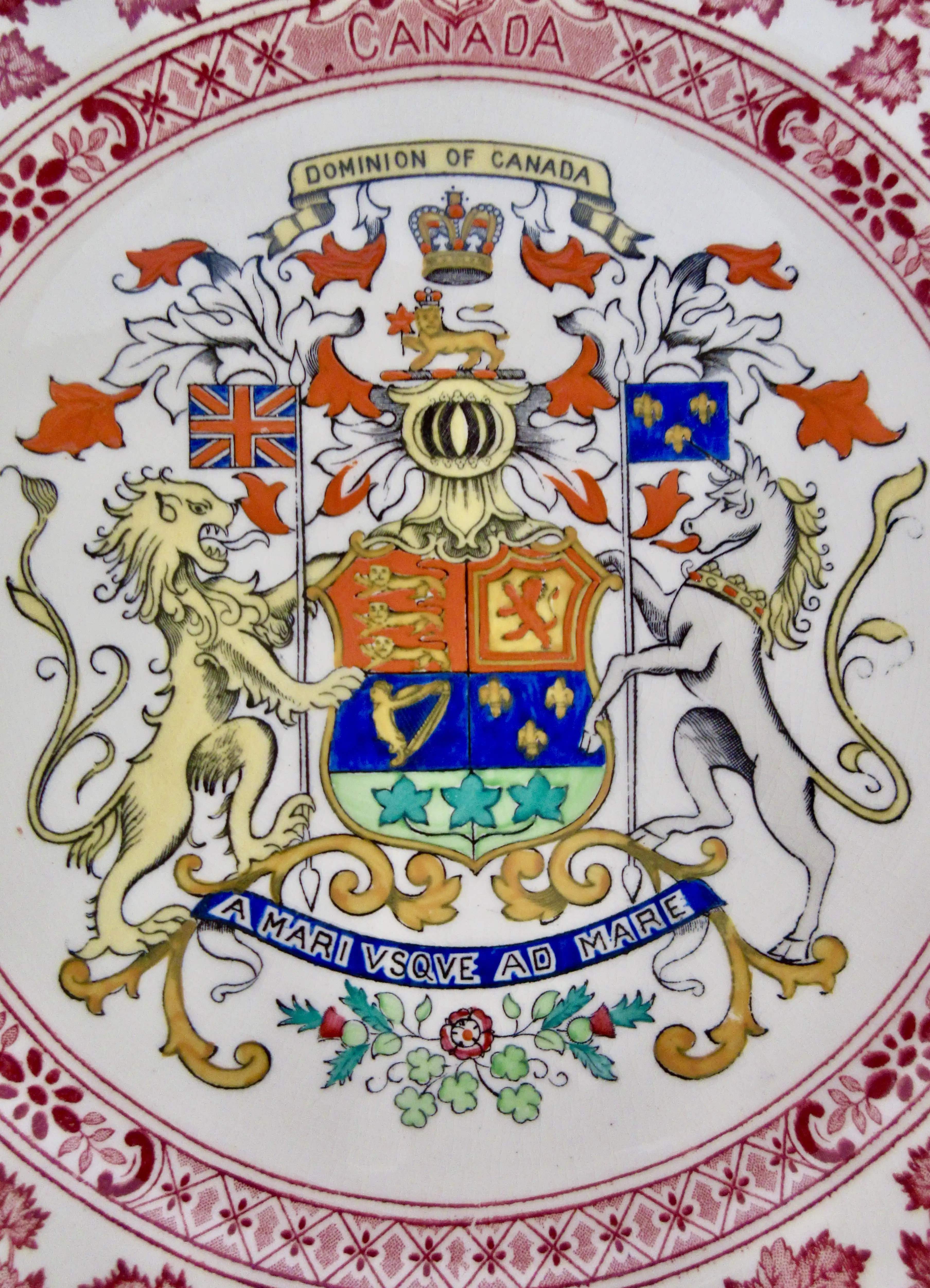 Mason's English Ironstone Canada Plate 3 Mason's English Ironstone Canada Plate