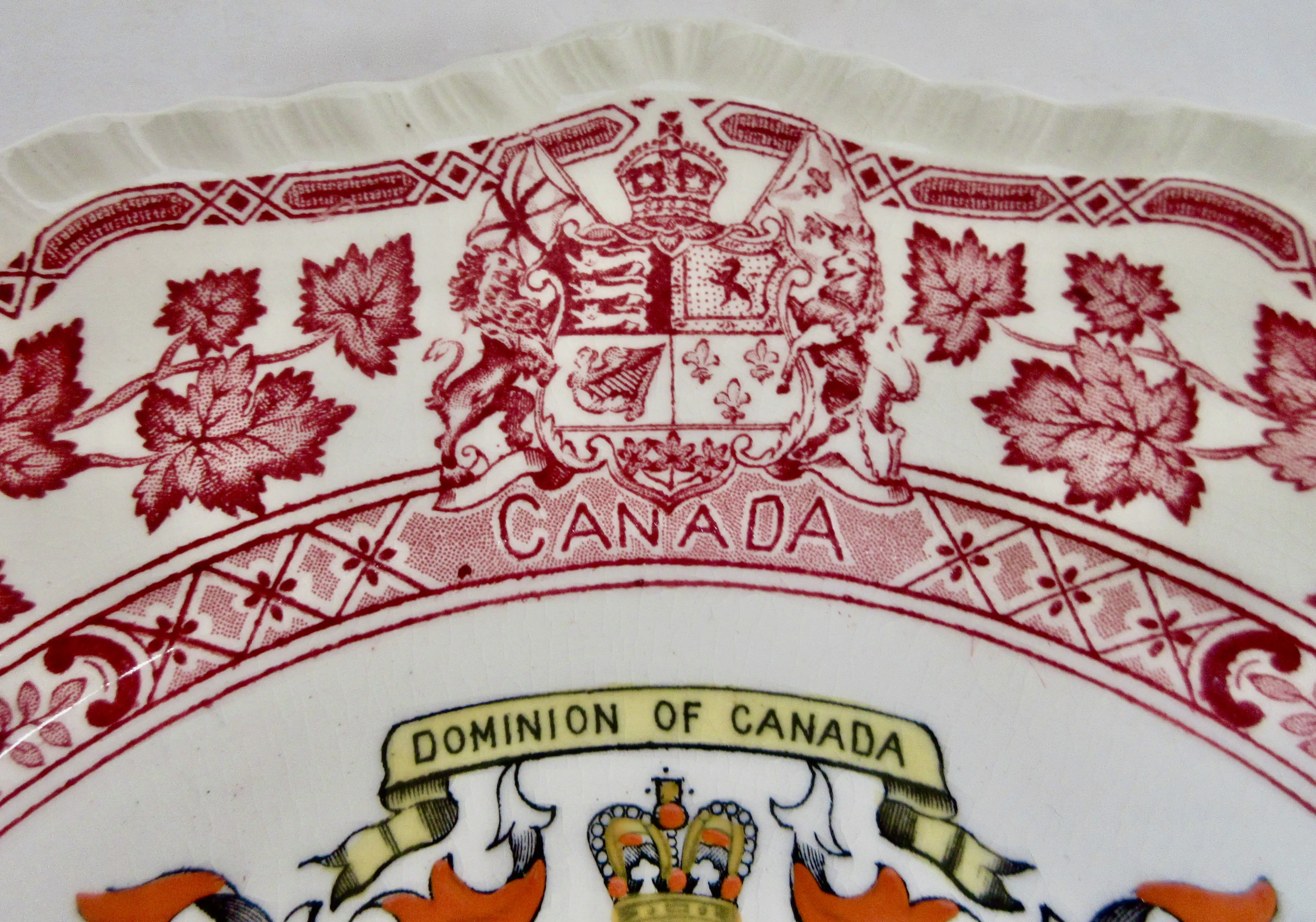 Mason's English Ironstone Canada Plate 6 Mason's English Ironstone Canada Plate