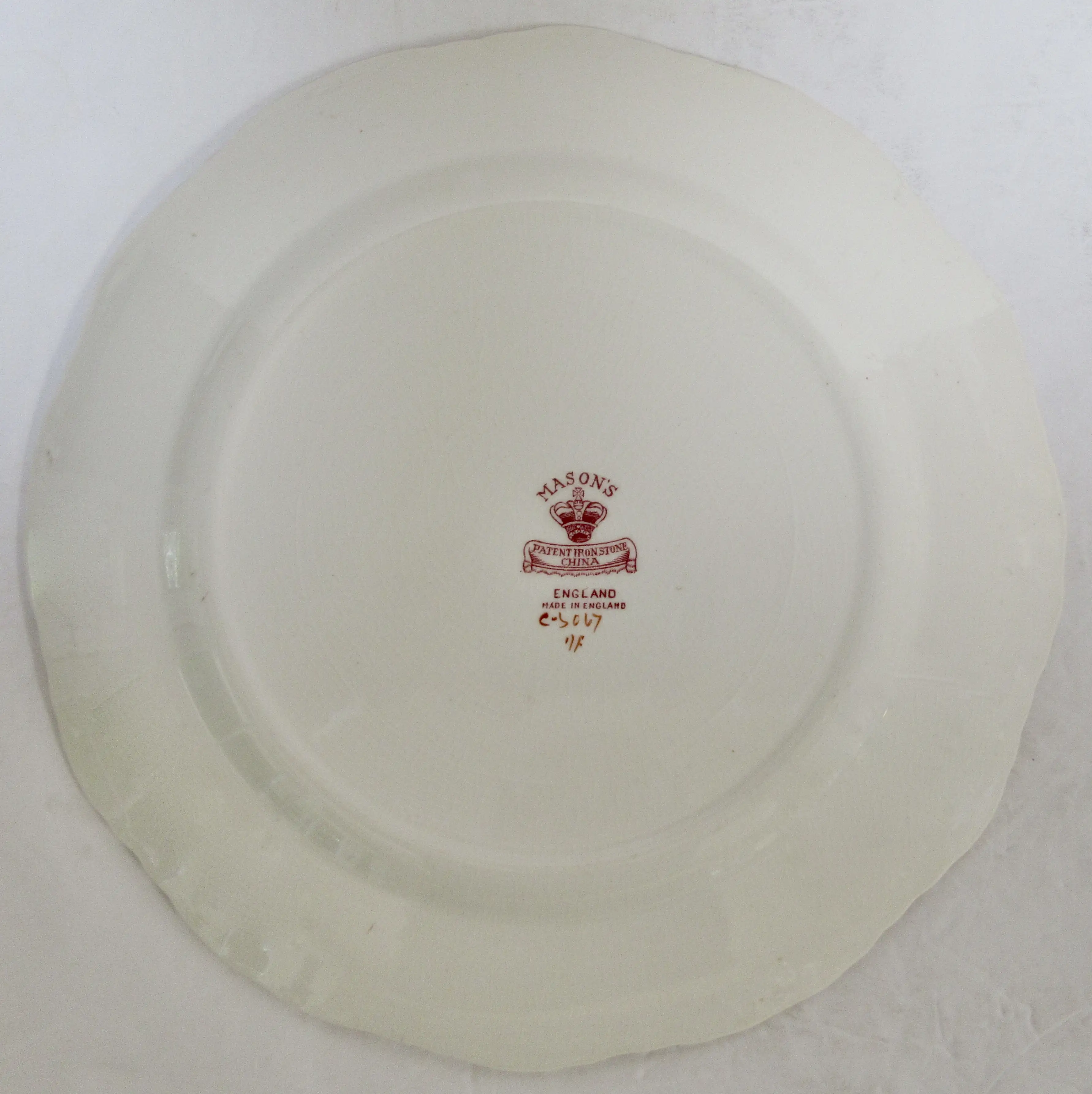 Mason's English Ironstone Canada Plate 7 Mason's English Ironstone Canada Plate