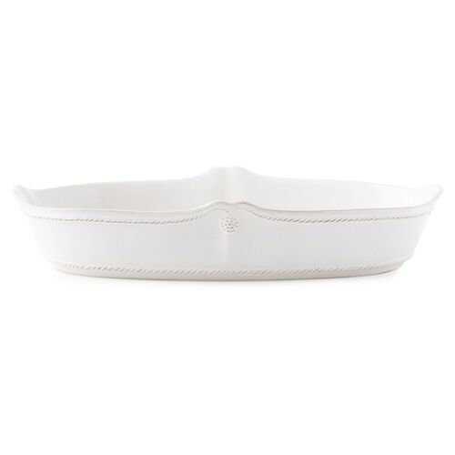 Berry & Thread Serving Dish, White 1 Berry & Thread Serving Dish, White