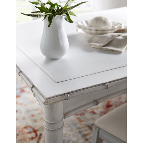 Charleston Rectangular Extension Dining Table, White Heron 4 Charleston Rectangular Extension Dining Table, White Heron