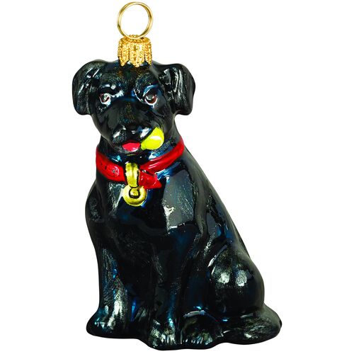 Labrador Ornament, Black 1 Labrador Ornament, Black