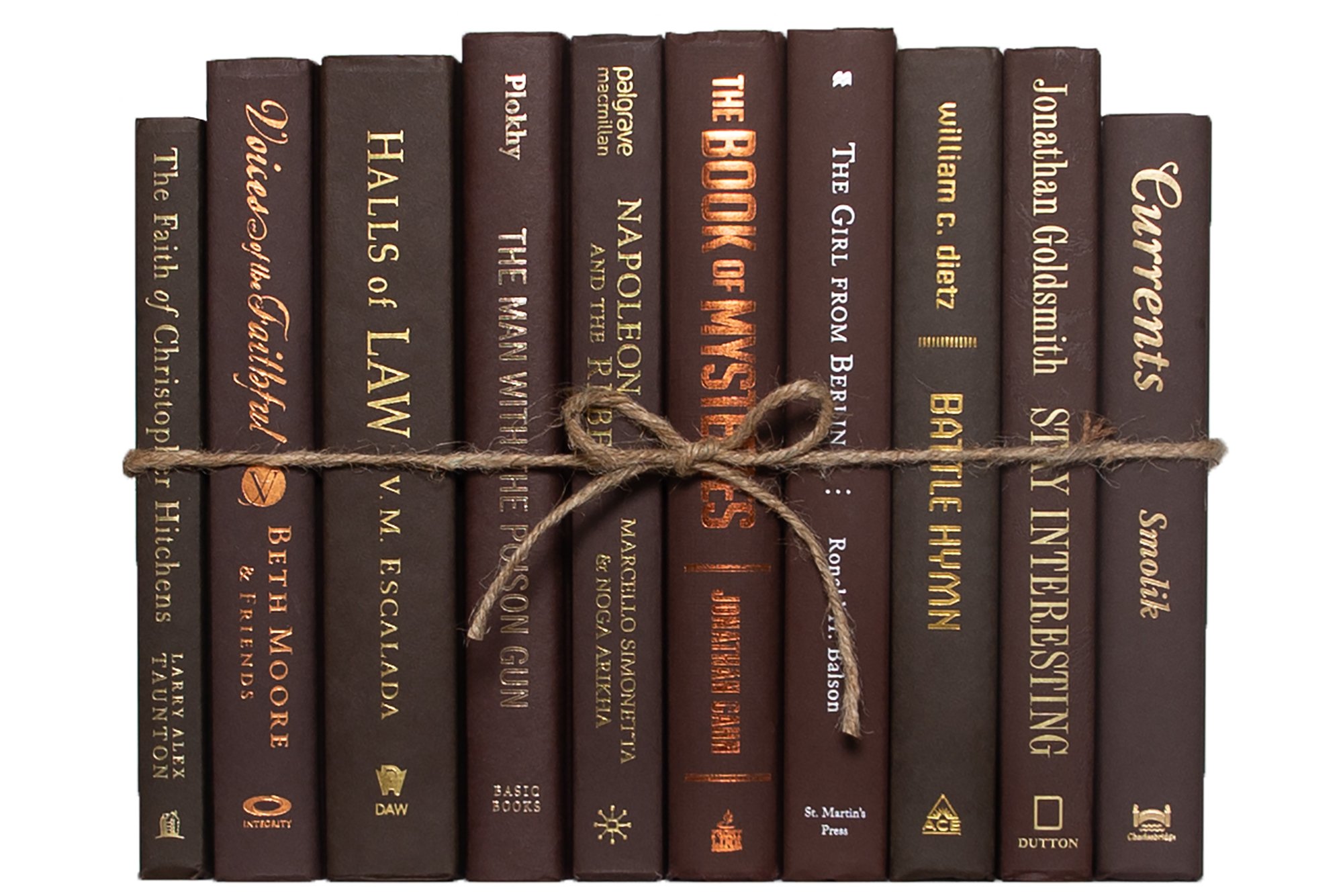 1-Foot Modern Book Bundle, Coffee 1 1-Foot Modern Book Bundle, Coffee