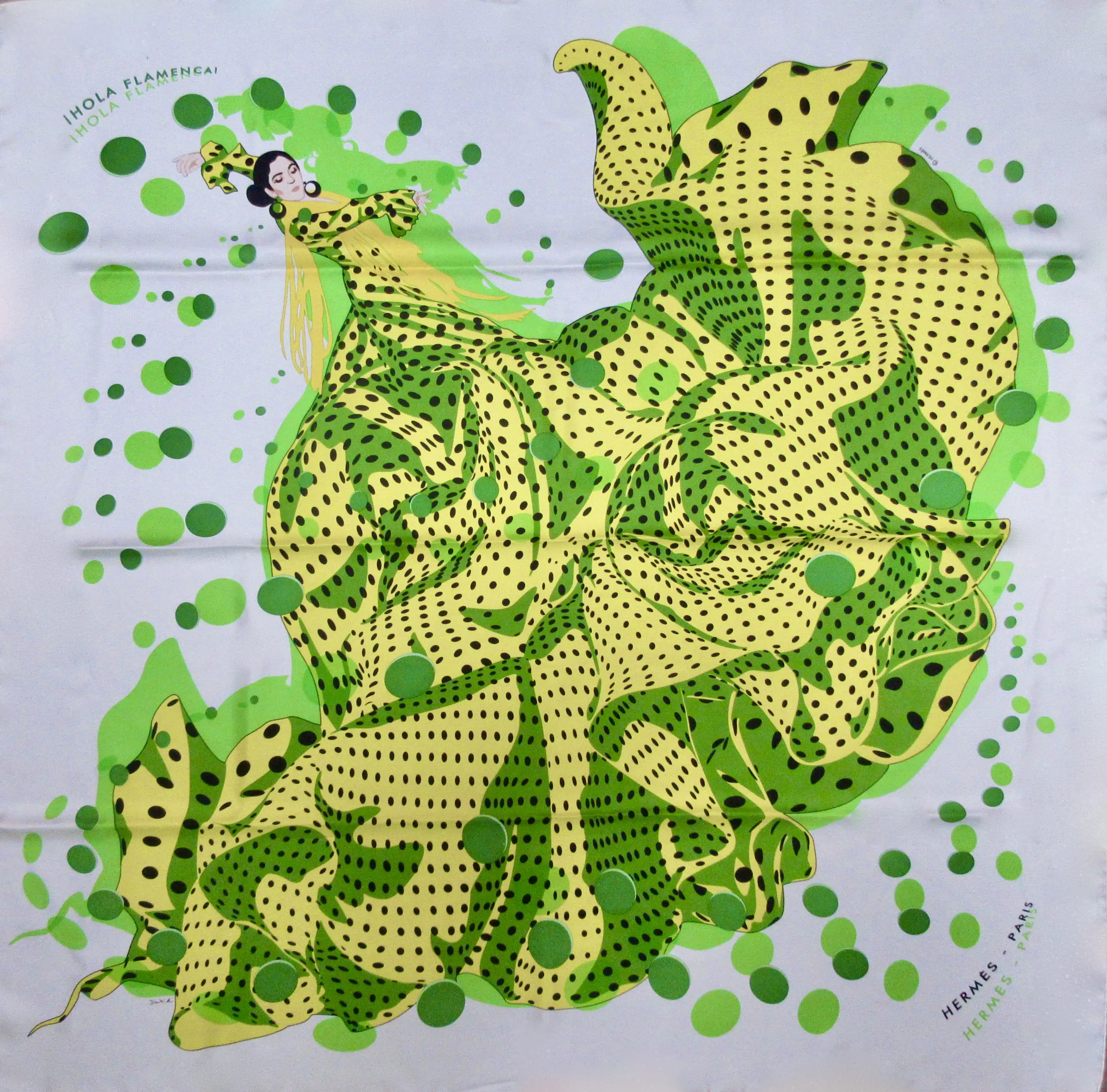 Herme`s !Hola Flamenca! Scarf 12 Herme`s !Hola Flamenca! Scarf